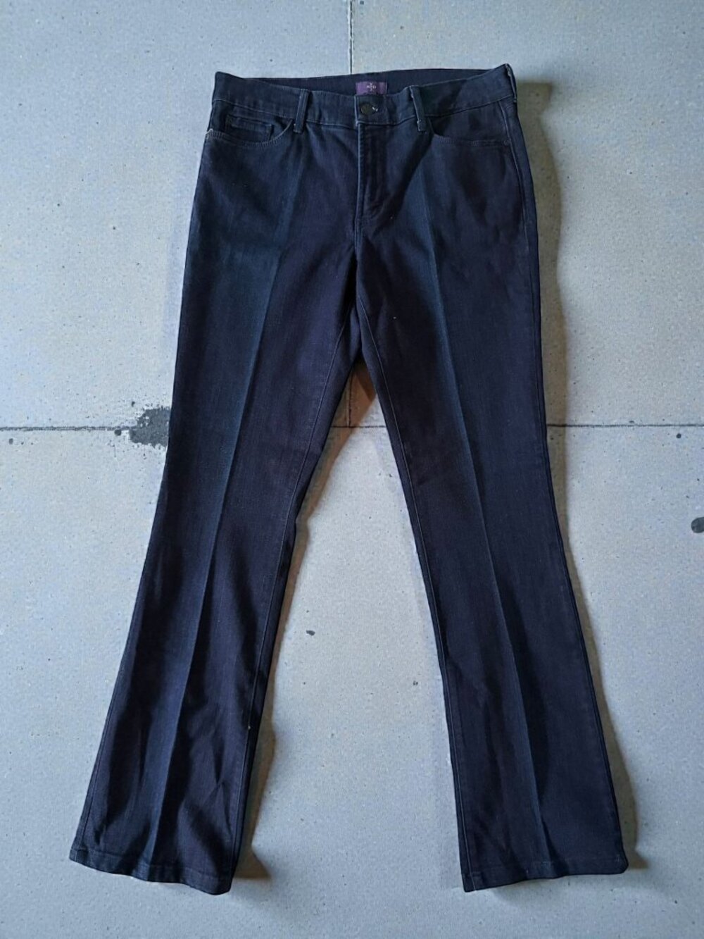 NYDJ Dark Wash Straight Leg Jeans Size US 10